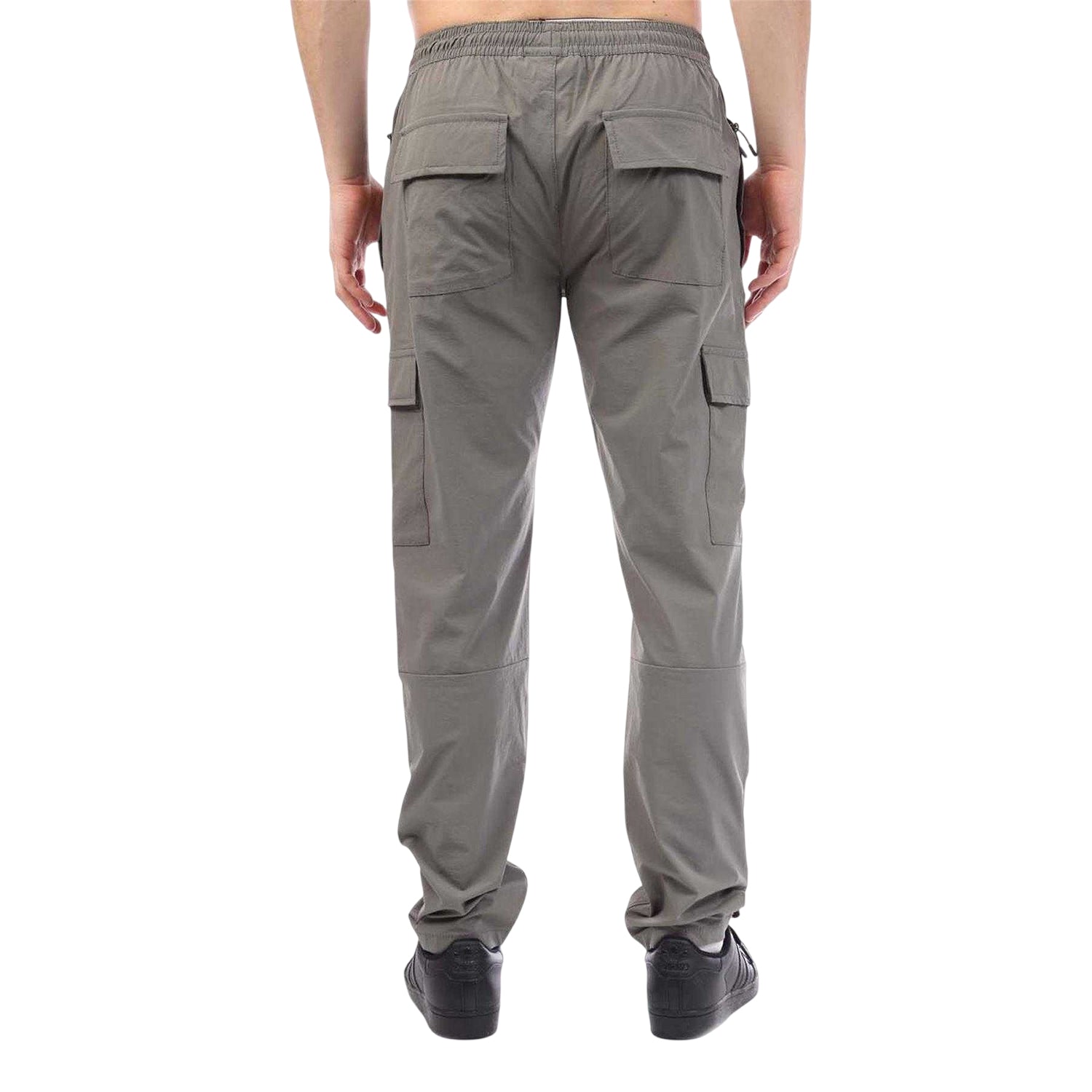 Green - Back - Duck and Cover Mens Chamata Cargo Trousers