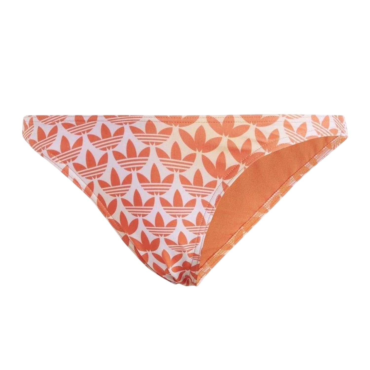 Orchid-Orange - Front - Adidas Womens-Ladies Monogram Bikini Bottoms