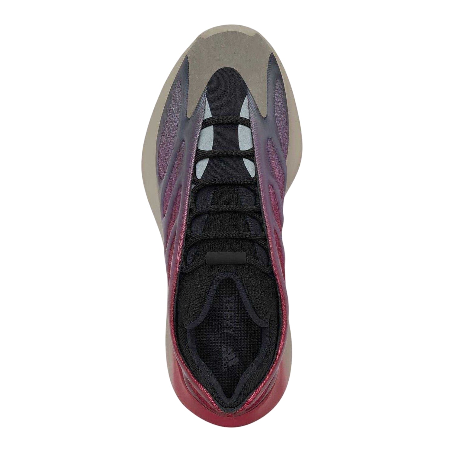 Bold Pink-Purple - Lifestyle - Yeezy Mens Boost 700 V3 Gradient Trainers