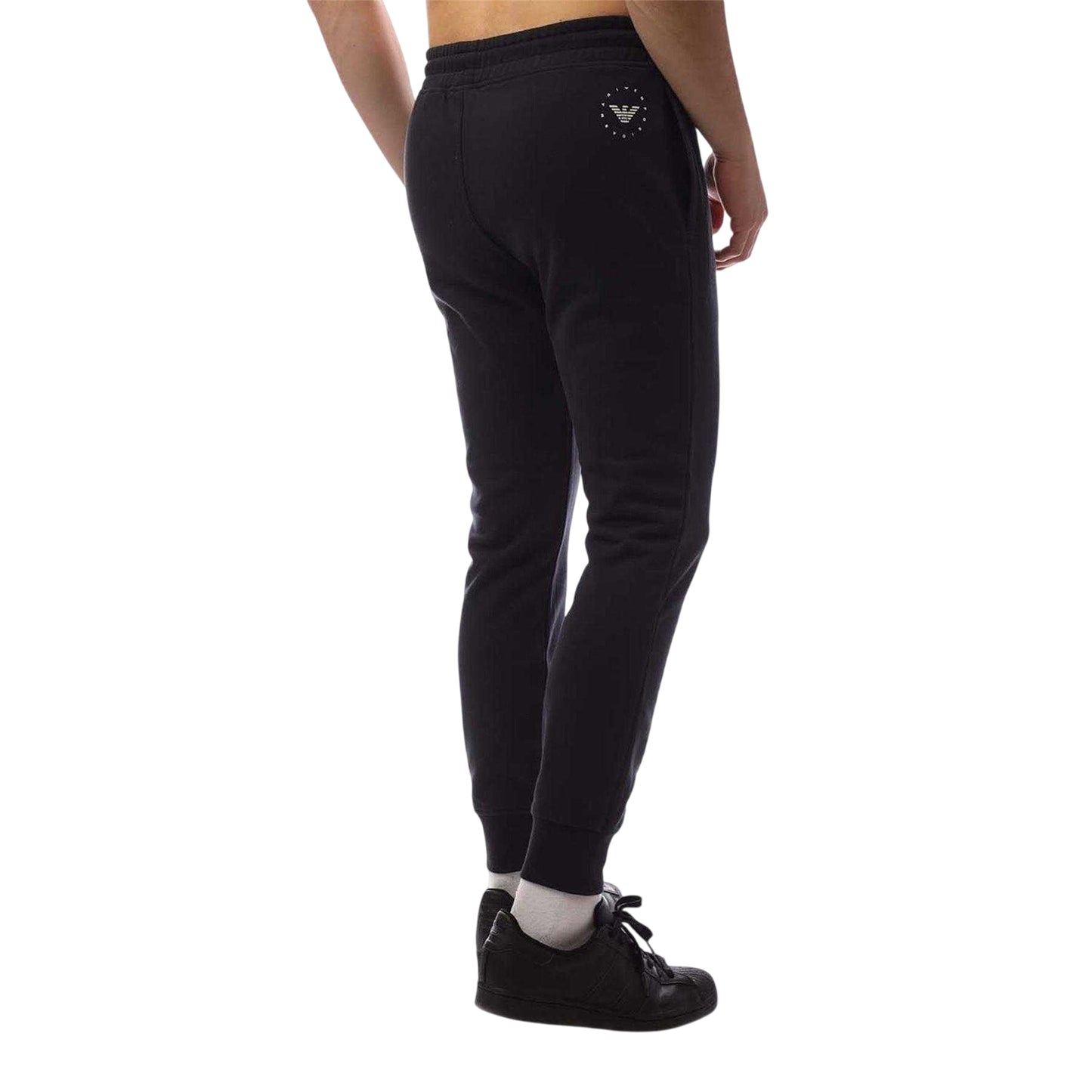 Navy - Back - Emporio Armani EA7 Mens Jogging Bottoms