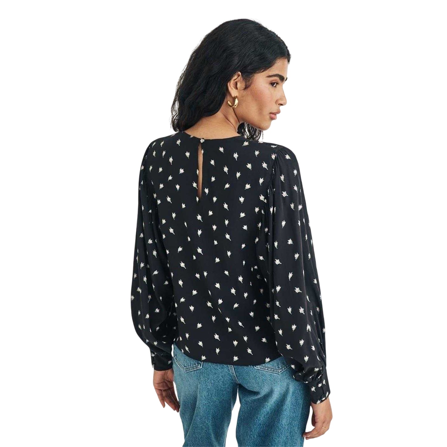Black - Back - Nobody´s Child Womens-Ladies Regular Long-Sleeved Blouse