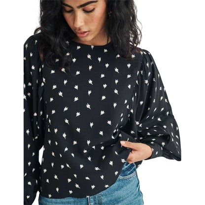 Black - Side - Nobody´s Child Womens-Ladies Regular Long-Sleeved Blouse