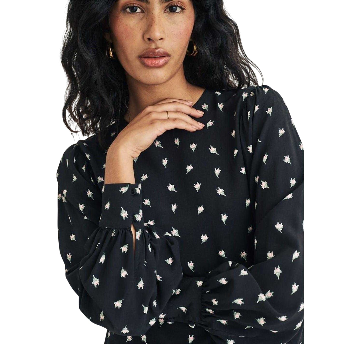 Black - Lifestyle - Nobody´s Child Womens-Ladies Regular Long-Sleeved Blouse