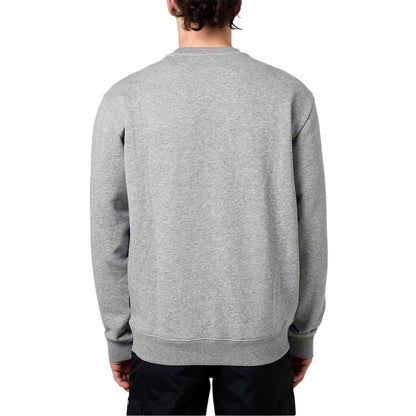 Grey - Back - Napapijri Mens Logo Regular Sweatshirt