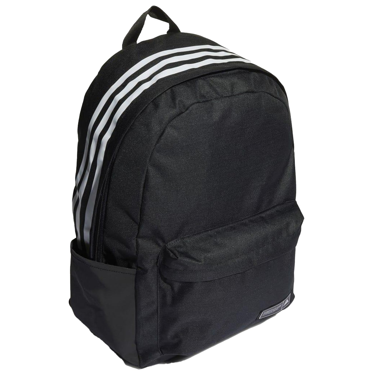 Black-White - Side - Adidas Classic 3 Stripes Backpack