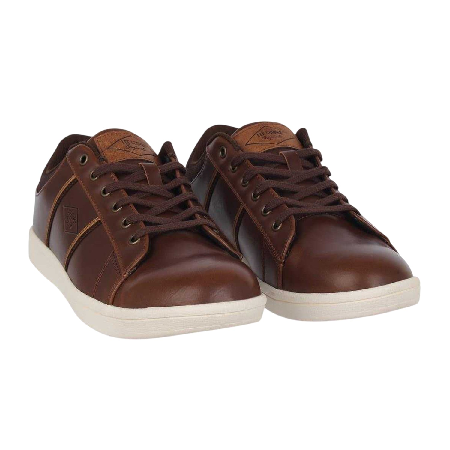 Brown - Lifestyle - Lee Cooper Mens Austin Flat Trainers