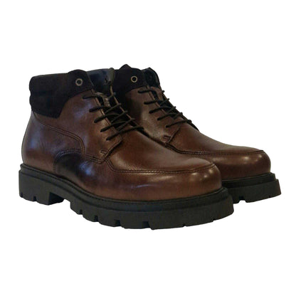 Dark Brown - Lifestyle - Firetrap Mens Leather Boots
