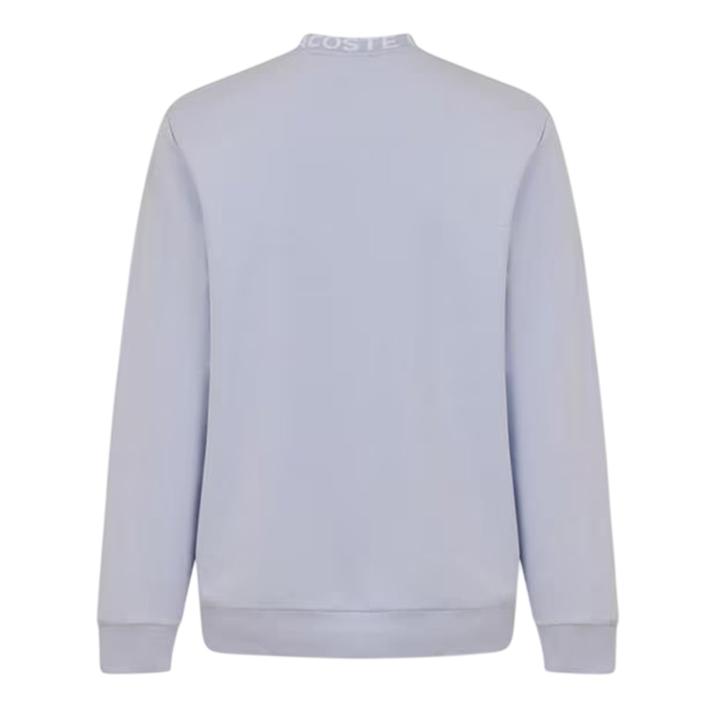 Light Blue - Back - Lacoste Mens Lettering Crew Neck Sweatshirt