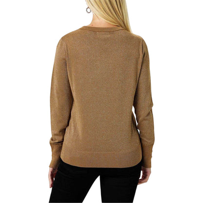 Gold Shimmer - Lifestyle - Biba Womens-Ladies Shimmer Jumper