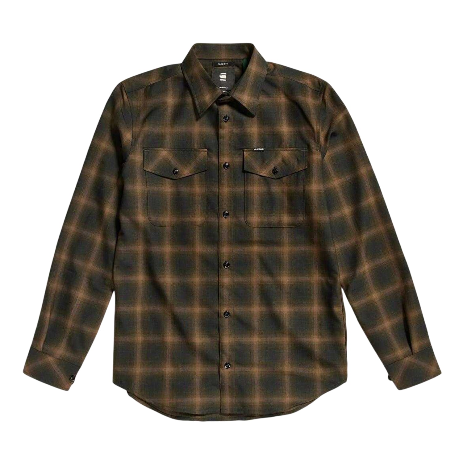 Grey - Front - G-Star Mens Marine Shirt