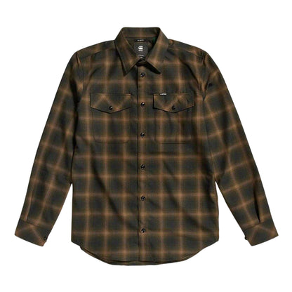 Grey - Front - G-Star Mens Marine Shirt
