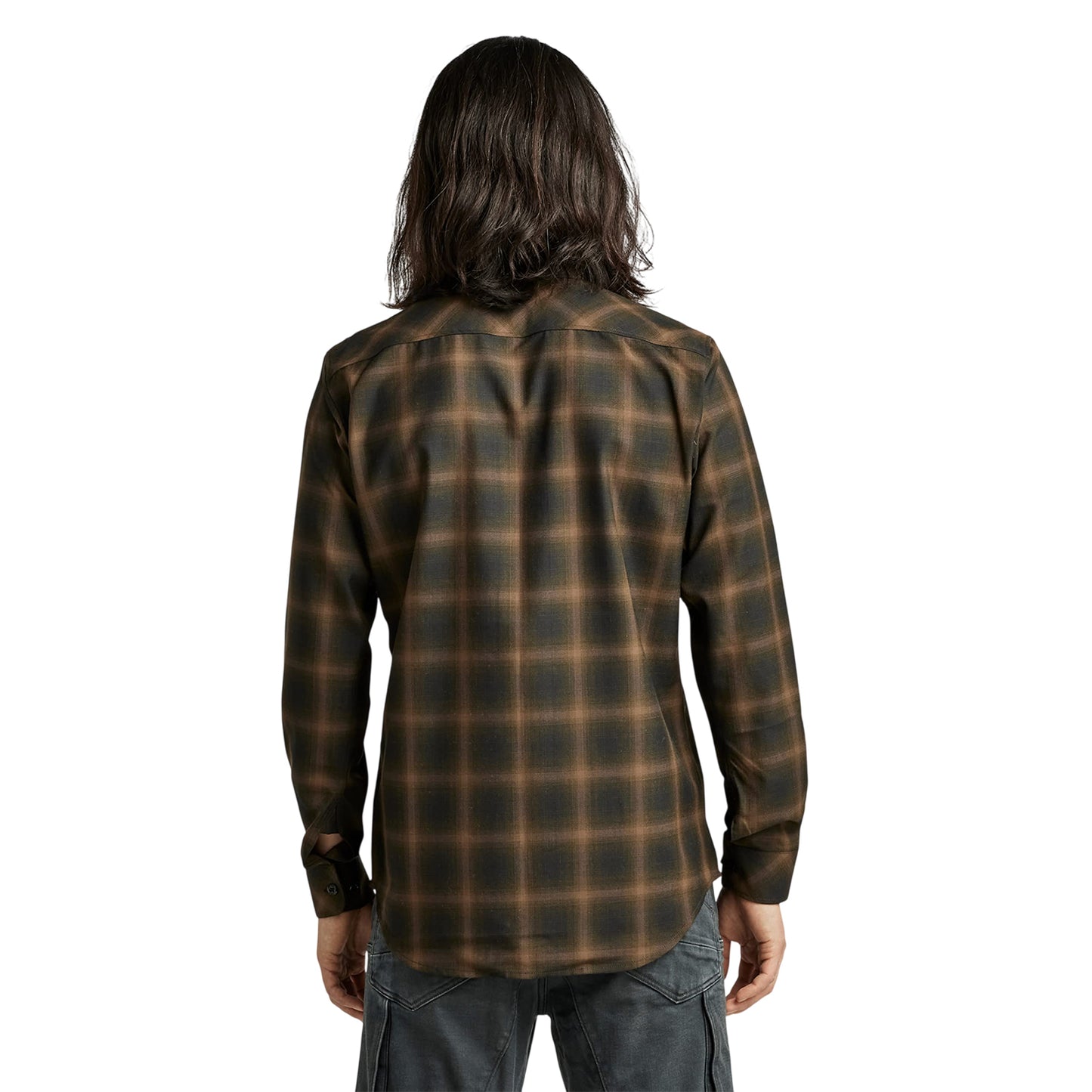 Grey - Back - G-Star Mens Marine Shirt