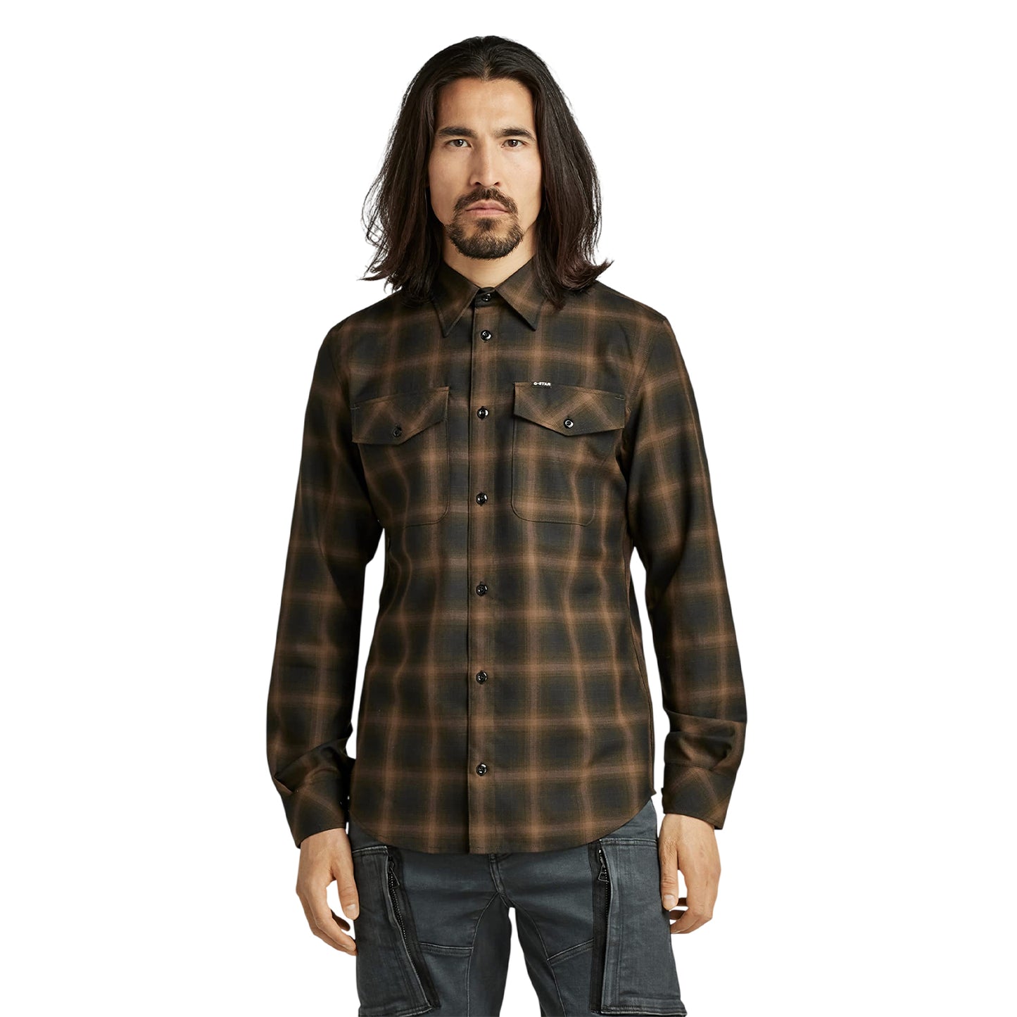 Grey - Side - G-Star Mens Marine Shirt