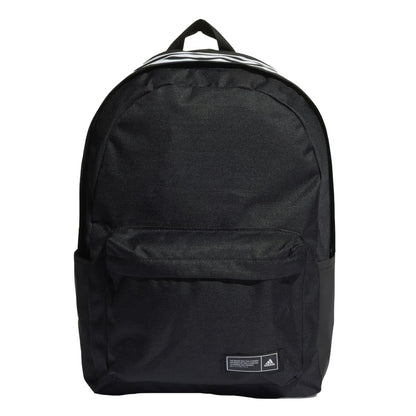 Black-White - Front - Adidas Classic 3 Stripes Backpack