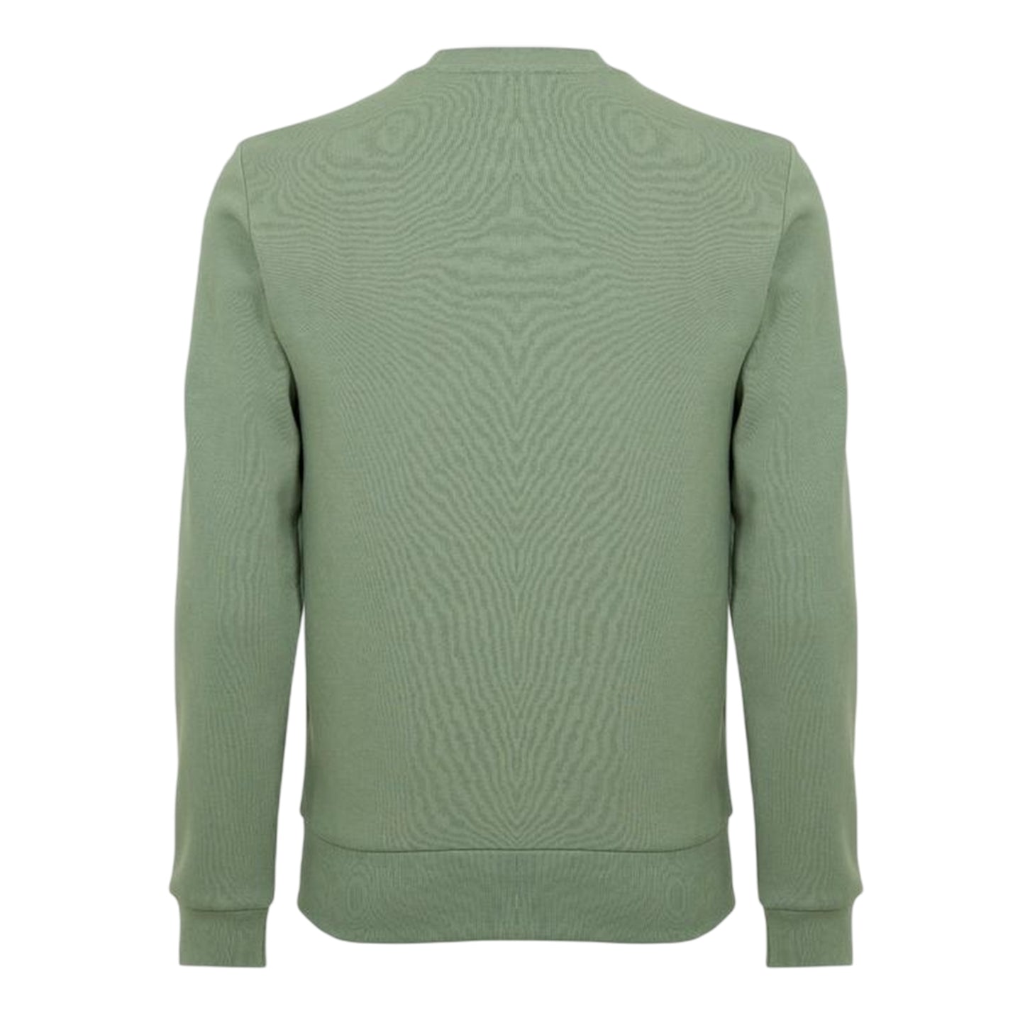 Thyme Green - Back - Lacoste Mens Embroidered Logo Fleece Crew Neck Sweatshirt