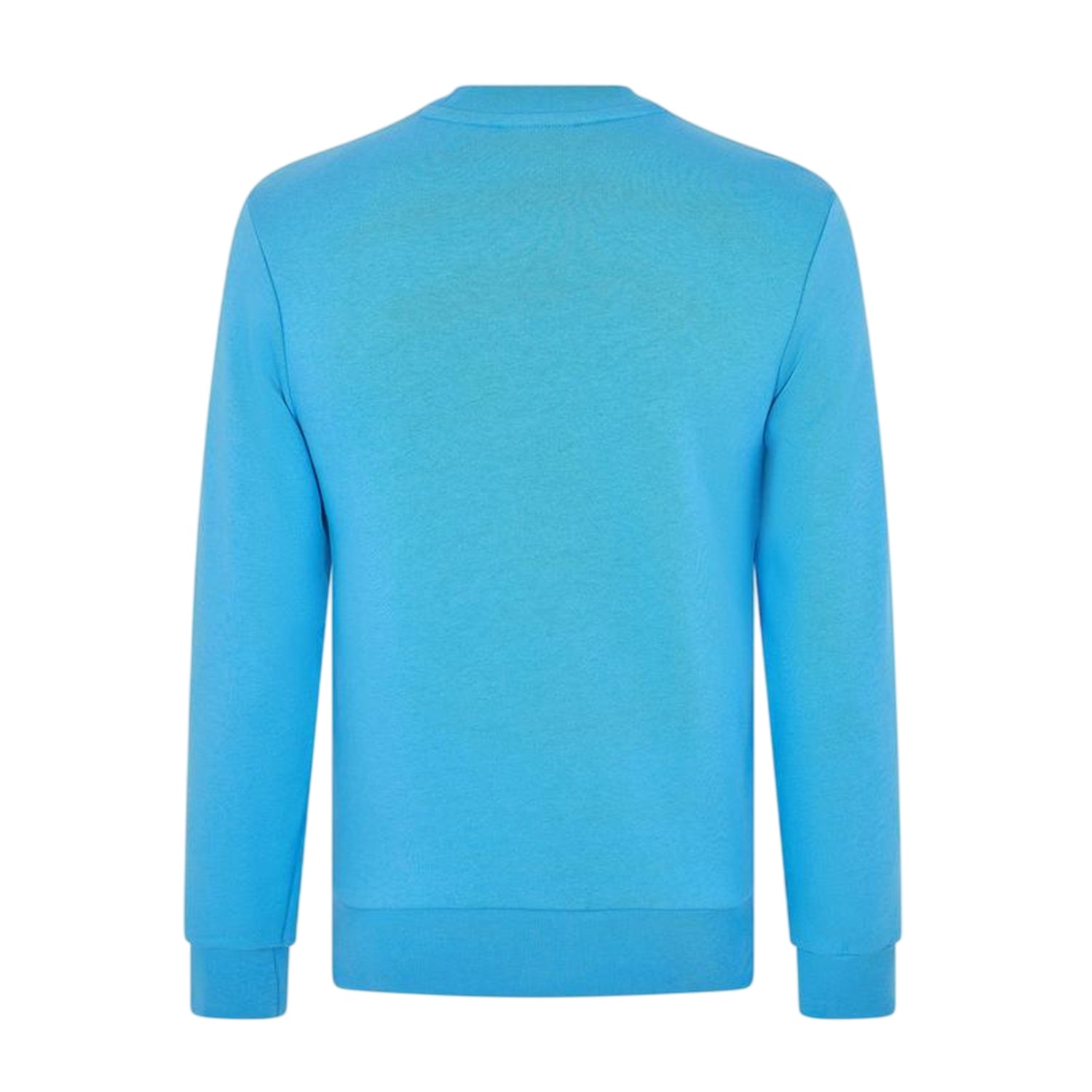 Blue - Back - Lacoste Mens Embroidered Logo Fleece Crew Neck Sweatshirt