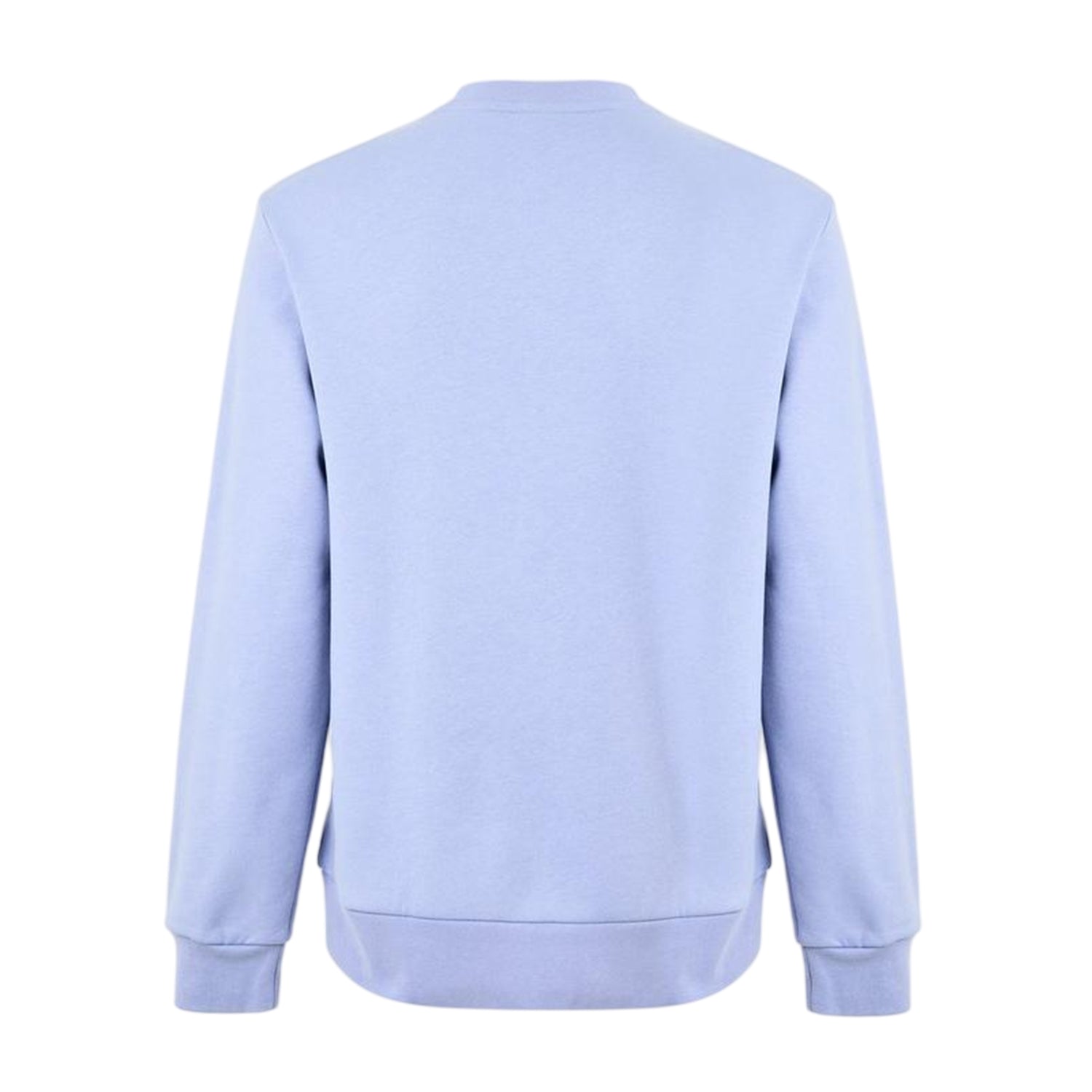 Delph Blue - Back - Lacoste Mens Embroidered Logo Fleece Crew Neck Sweatshirt