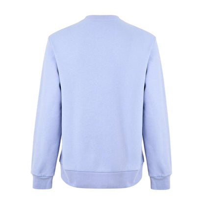 Delph Blue - Back - Lacoste Mens Embroidered Logo Fleece Crew Neck Sweatshirt