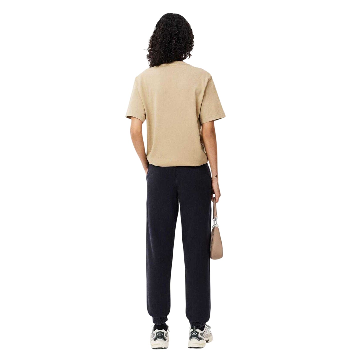 Black - Back - Lacoste Unisex Adult Woven Tracksuit Bottoms