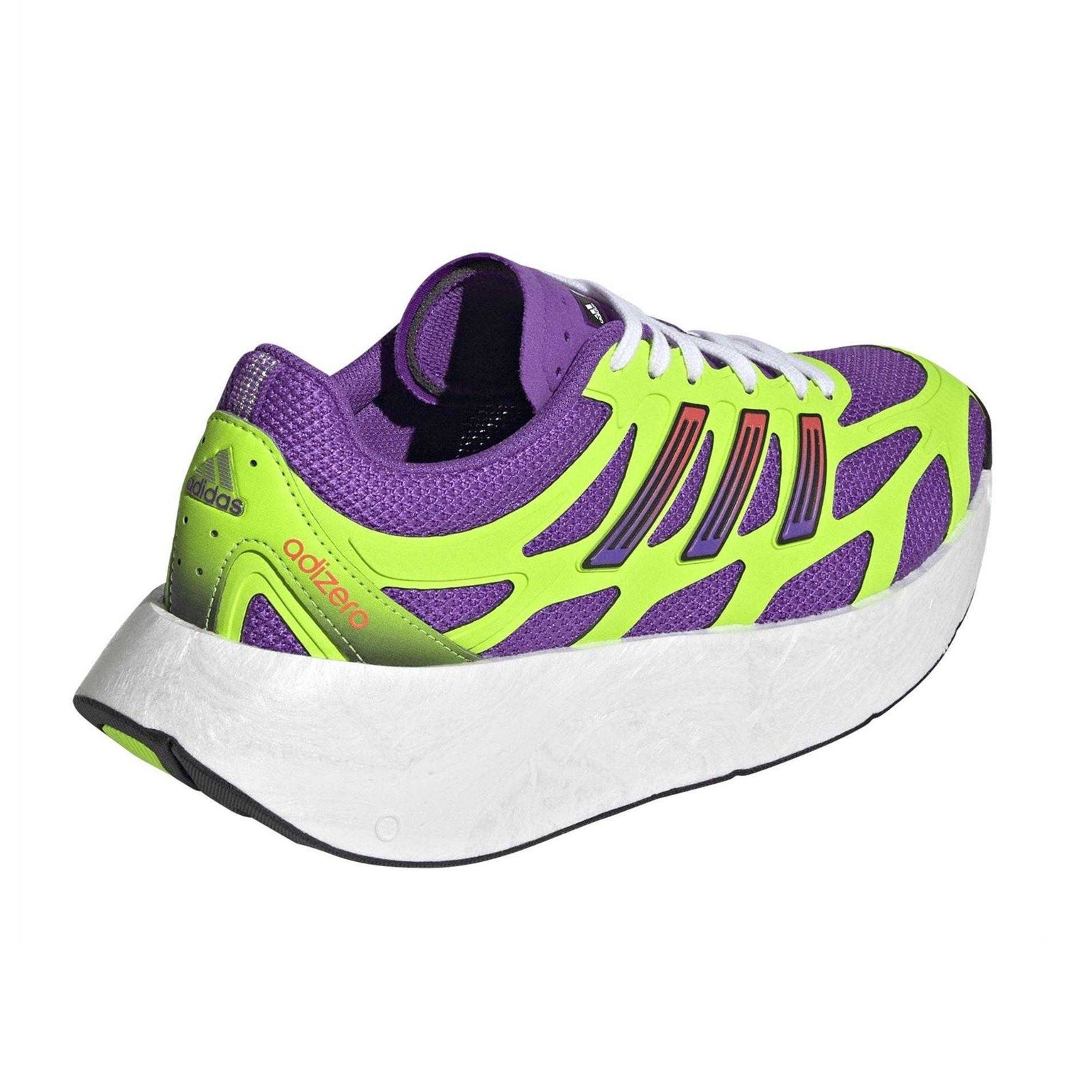 Purple-Green-Metallic Silver - Back - Adidas Womens-Ladies Adizero Aruku Running Trainers