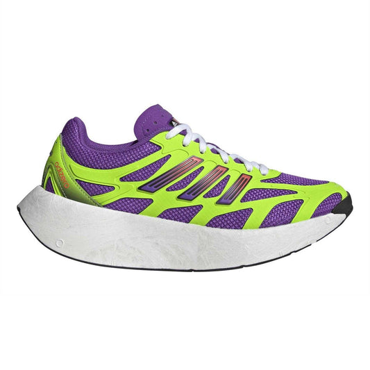 Purple-Green-Metallic Silver - Front - Adidas Womens-Ladies Adizero Aruku Running Trainers