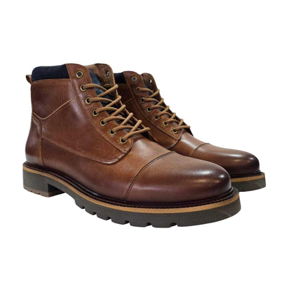 Tan - Lifestyle - Firetrap Mens Oman Leather Boots