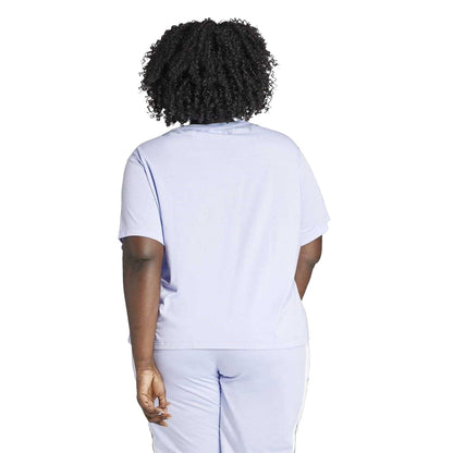 Purple - Back - Adidas Womens-Ladies Originals TRF Boxy T-Shirt