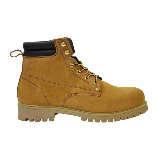 Honey - Front - Nicholas Deakins Mens Ash Leather Padded Collar Ankle Boots