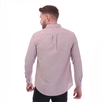 Red - Back - Farah Mens Drayton Oxford Modern Shirt