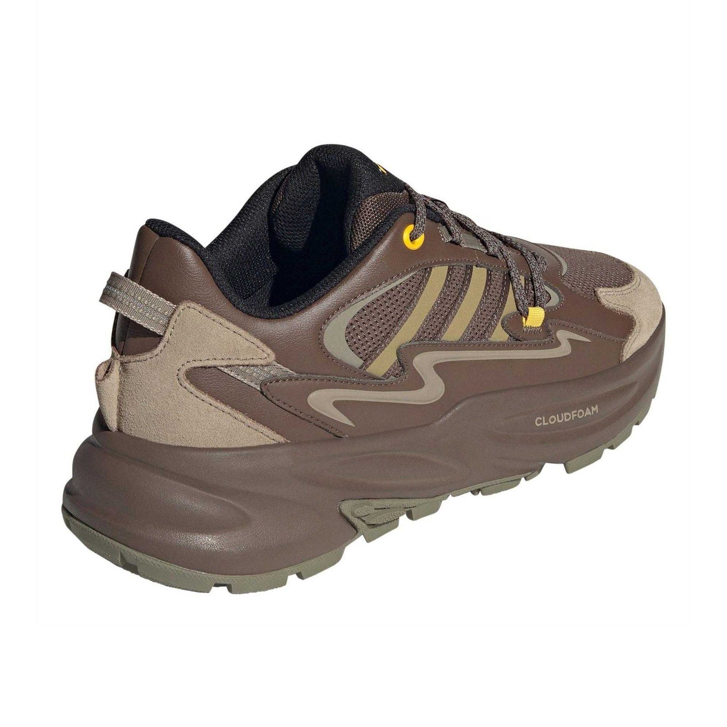 Earth-Core Black - Back - Adidas Mens Ozwave Surge Logo Trainers