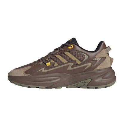 Earth-Core Black - Side - Adidas Mens Ozwave Surge Logo Trainers
