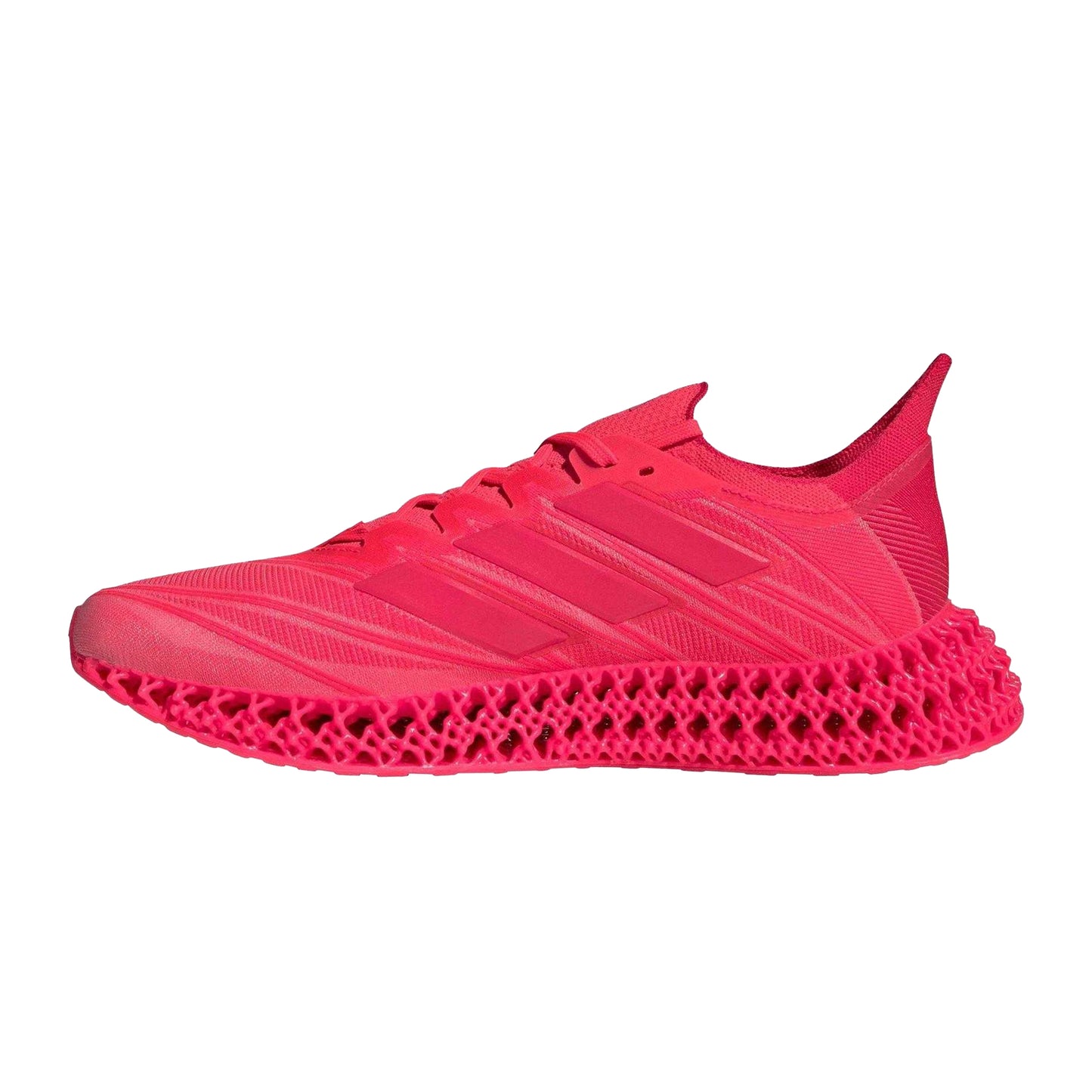 Lucid Red - Side - Adidas Mens 4DFWD Logo Low Cut Trainers