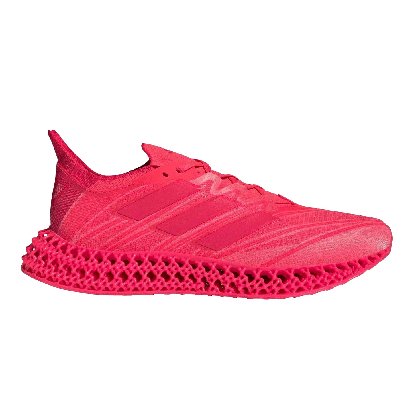 Lucid Red - Front - Adidas Mens 4DFWD Logo Low Cut Trainers