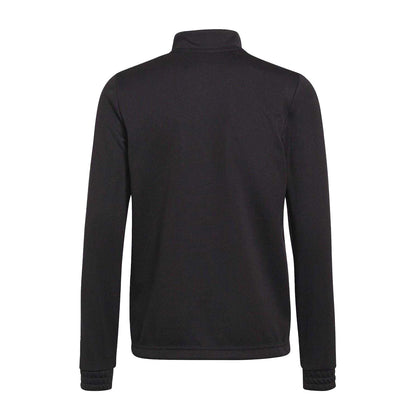 Black - Back - Adidas Childrens-Kids Entrada 22 Recycled Polyester Training Top