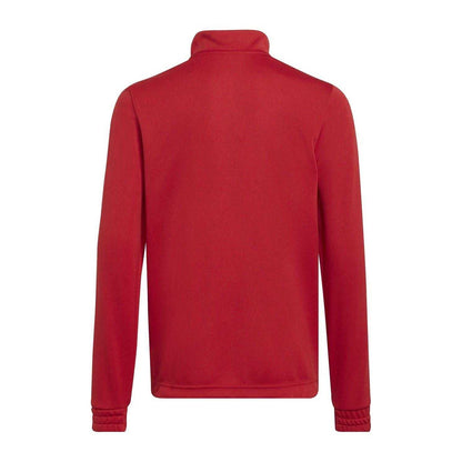 Red - Back - Adidas Childrens-Kids Entrada 22 Recycled Polyester Training Top