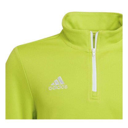 Yellow - Side - Adidas Childrens-Kids Entrada 22 Recycled Polyester Training Top