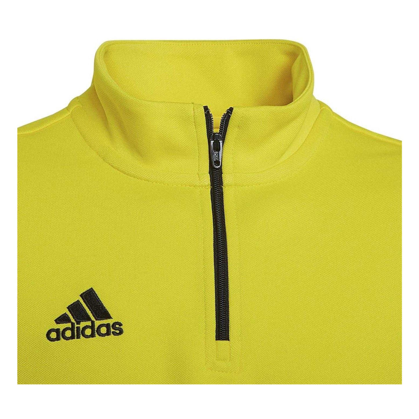 Yellow-Black - Side - Adidas Childrens-Kids Entrada 22 Recycled Polyester Training Top
