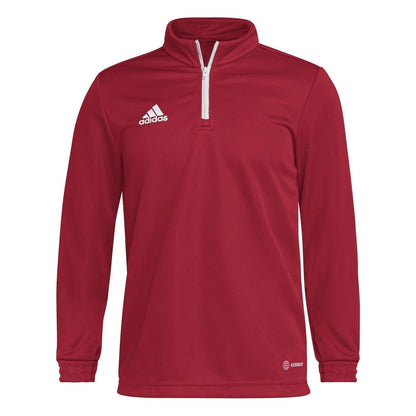 Red Print - Front - Adidas Childrens-Kids Entrada 22 Recycled Polyester Training Top