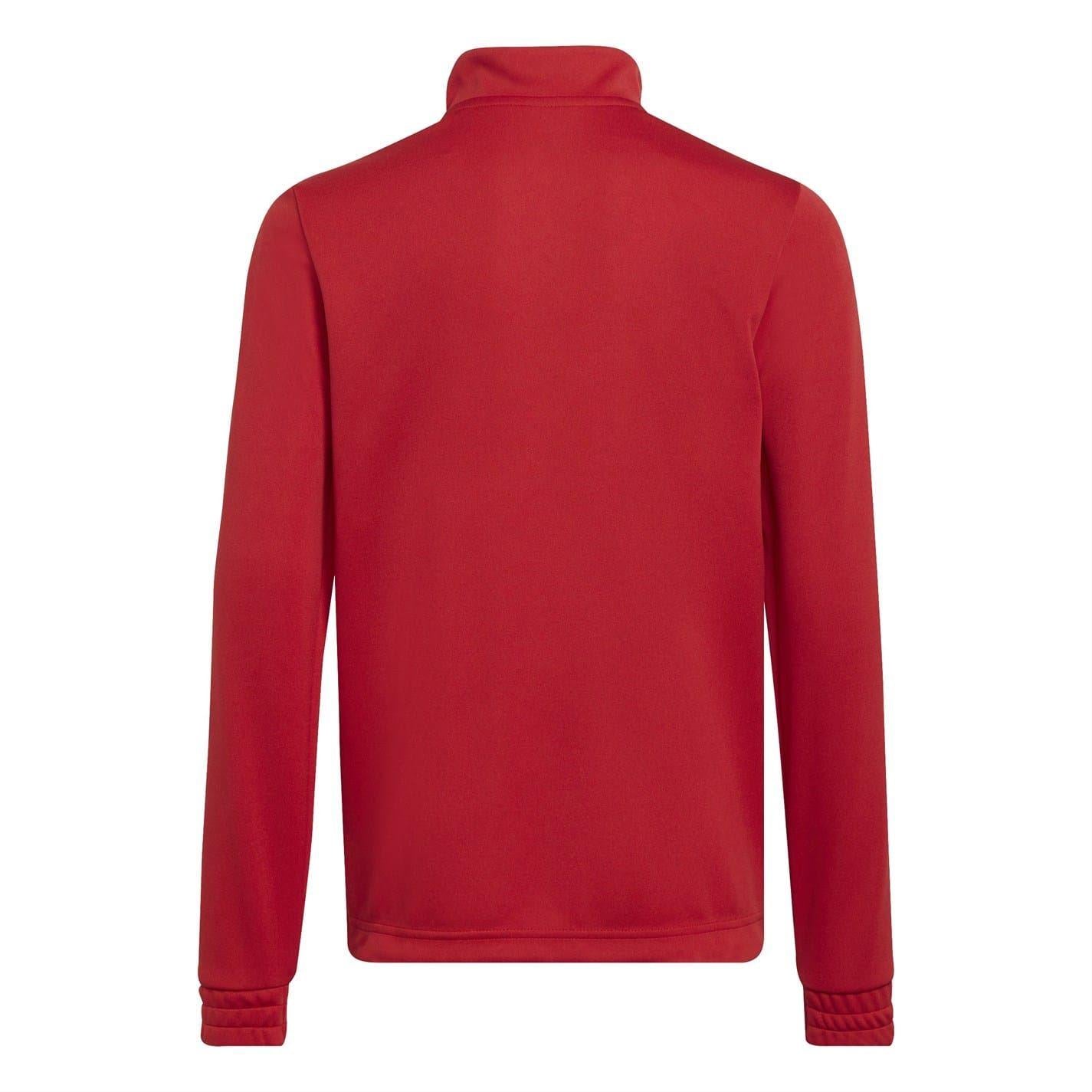Red Print - Back - Adidas Childrens-Kids Entrada 22 Recycled Polyester Training Top