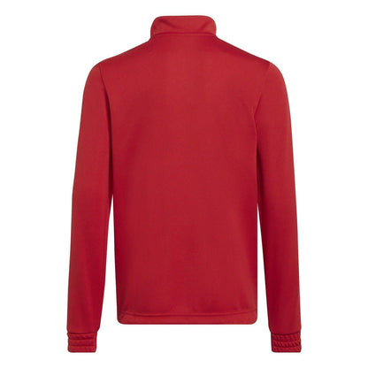 Red Print - Back - Adidas Childrens-Kids Entrada 22 Recycled Polyester Training Top