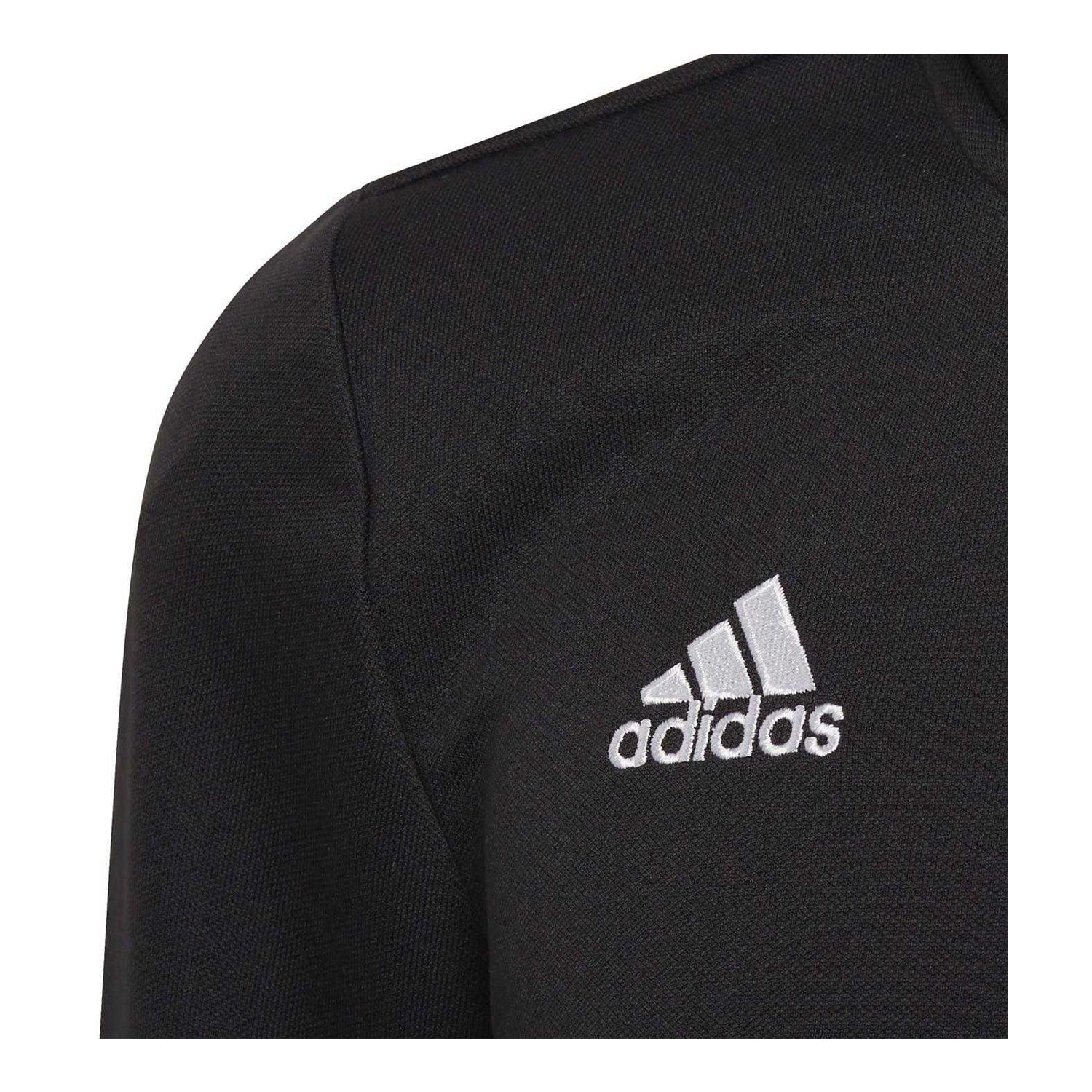 Black - Side - Adidas Childrens-Kids Entrada 22 Recycled Polyester Training Top