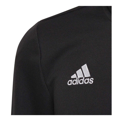 Black - Side - Adidas Childrens-Kids Entrada 22 Recycled Polyester Training Top