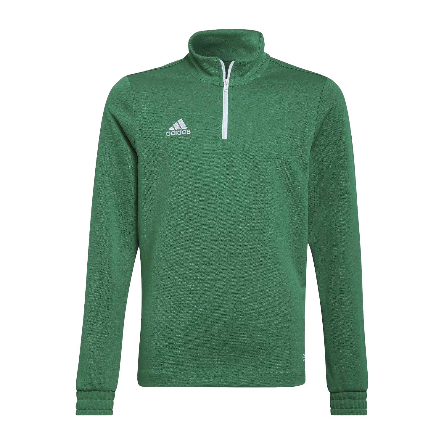 Green-White - Front - Adidas Childrens-Kids Entrada 22 Recycled Polyester Training Top