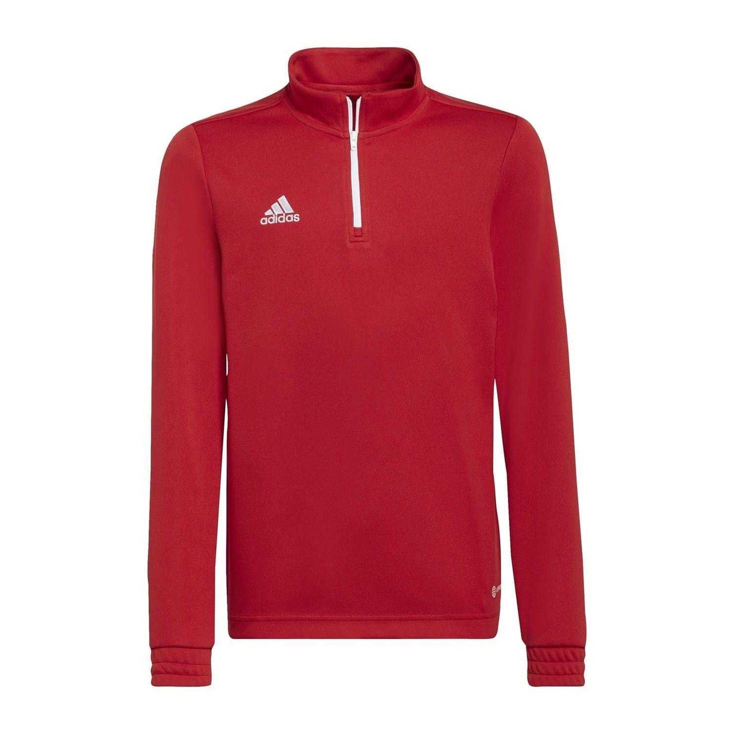 Red - Front - Adidas Childrens-Kids Entrada 22 Recycled Polyester Training Top