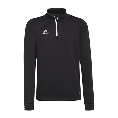 Black - Front - Adidas Childrens-Kids Entrada 22 Recycled Polyester Training Top