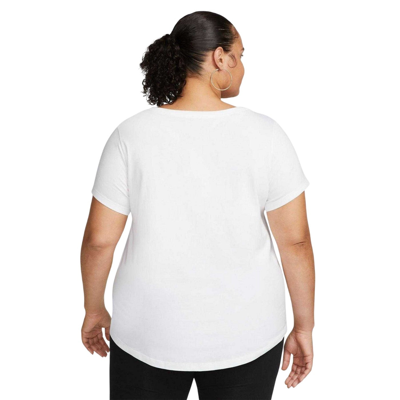 White-Black - Back - Nike Womens-Ladies Essential T-Shirt