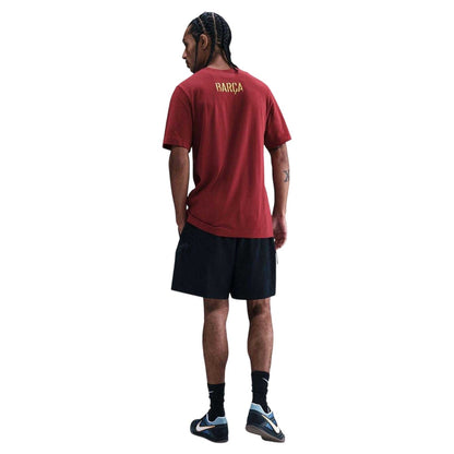 Team Red - Back - Nike Mens FC Barcelona T-Shirt
