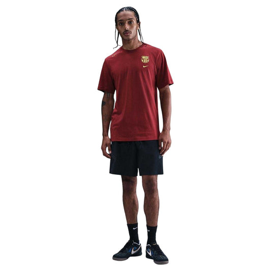 Team Red - Front - Nike Mens FC Barcelona T-Shirt