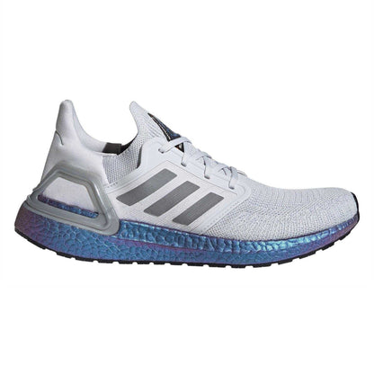 Dash Grey - Side - Adidas Unisex Adult Ultraboost 20 PrimeKnit Trainers