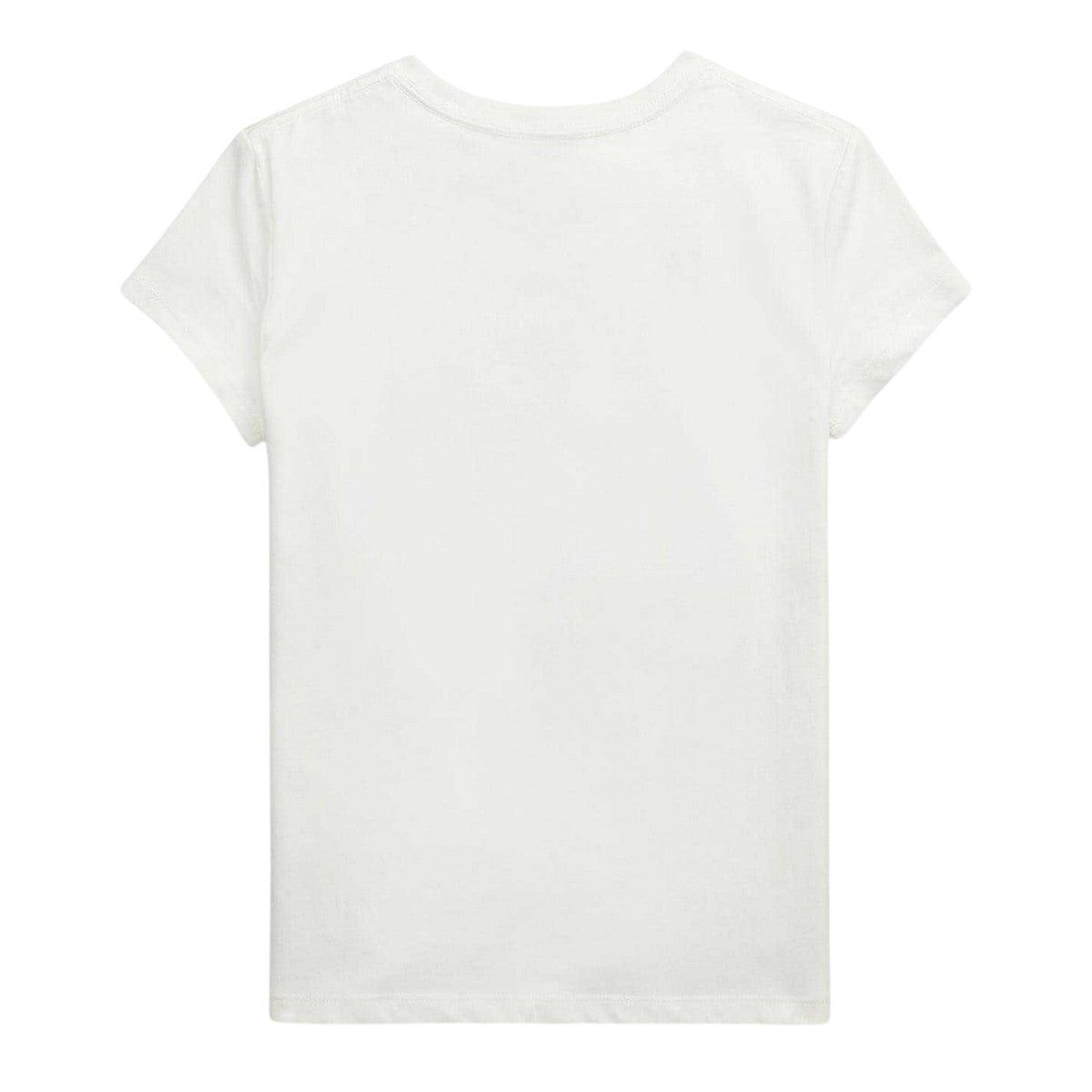 White - Back - Ralph Lauren Childrens-Kids Summer Floral Regular T-Shirt